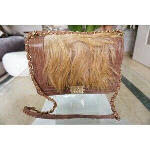 Moroccan Goat Hide Leather Shoulder Bag: Bohemian Purse